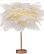 Lampe de table nordique en plumes Les Visionnaires