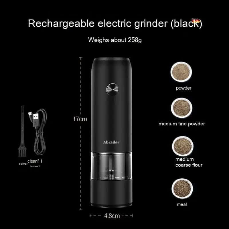 Set de Moulins à Poivre et Sel Électriques Rechargeables Les Visionnaires