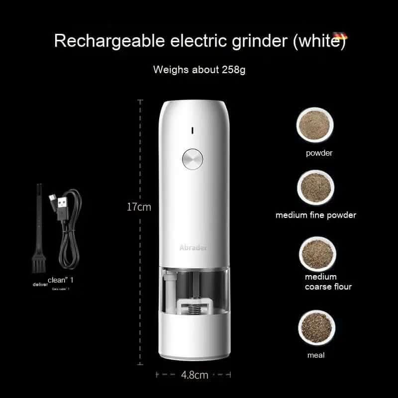 Set de Moulins à Poivre et Sel Électriques Rechargeables Les Visionnaires