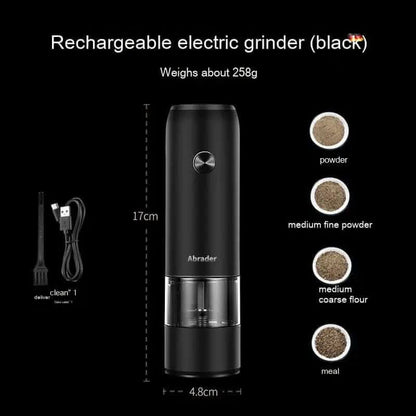 Set de Moulins à Poivre et Sel Électriques Rechargeables Les Visionnaires