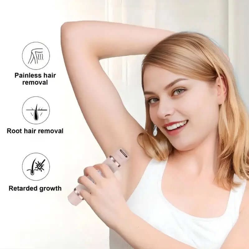 Dual-Head Electric Shaver Painless Women's Epilator Les Visionnaires