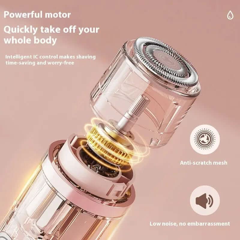 Dual-Head Electric Shaver Painless Women's Epilator Les Visionnaires