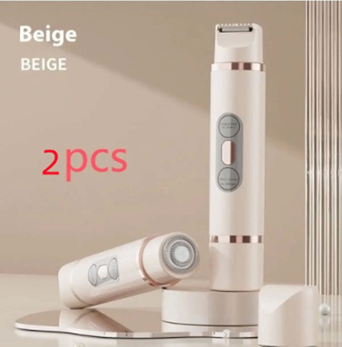 Dual-Head Electric Shaver Painless Women's Epilator Les Visionnaires