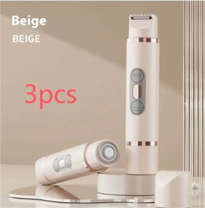 Dual-Head Electric Shaver Painless Women's Epilator Les Visionnaires