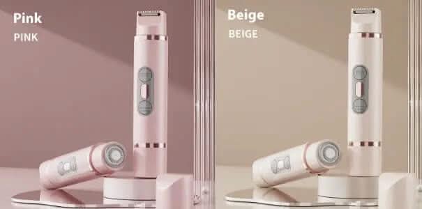 Dual-Head Electric Shaver Painless Women's Epilator Les Visionnaires