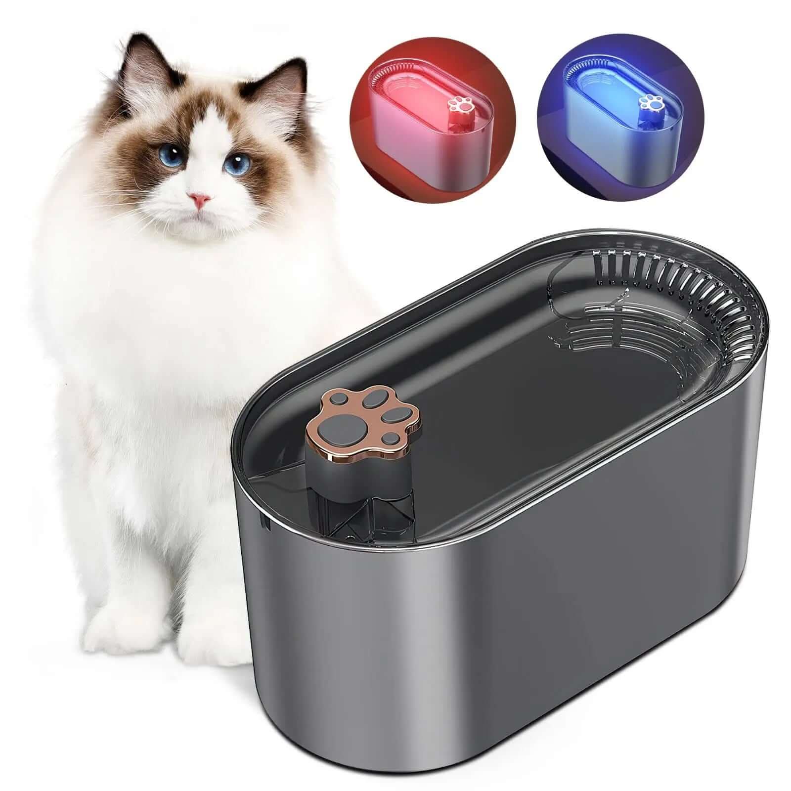 Fontaine à Eau Automatique 3L pour Chats et Chiens Les Visionnaires