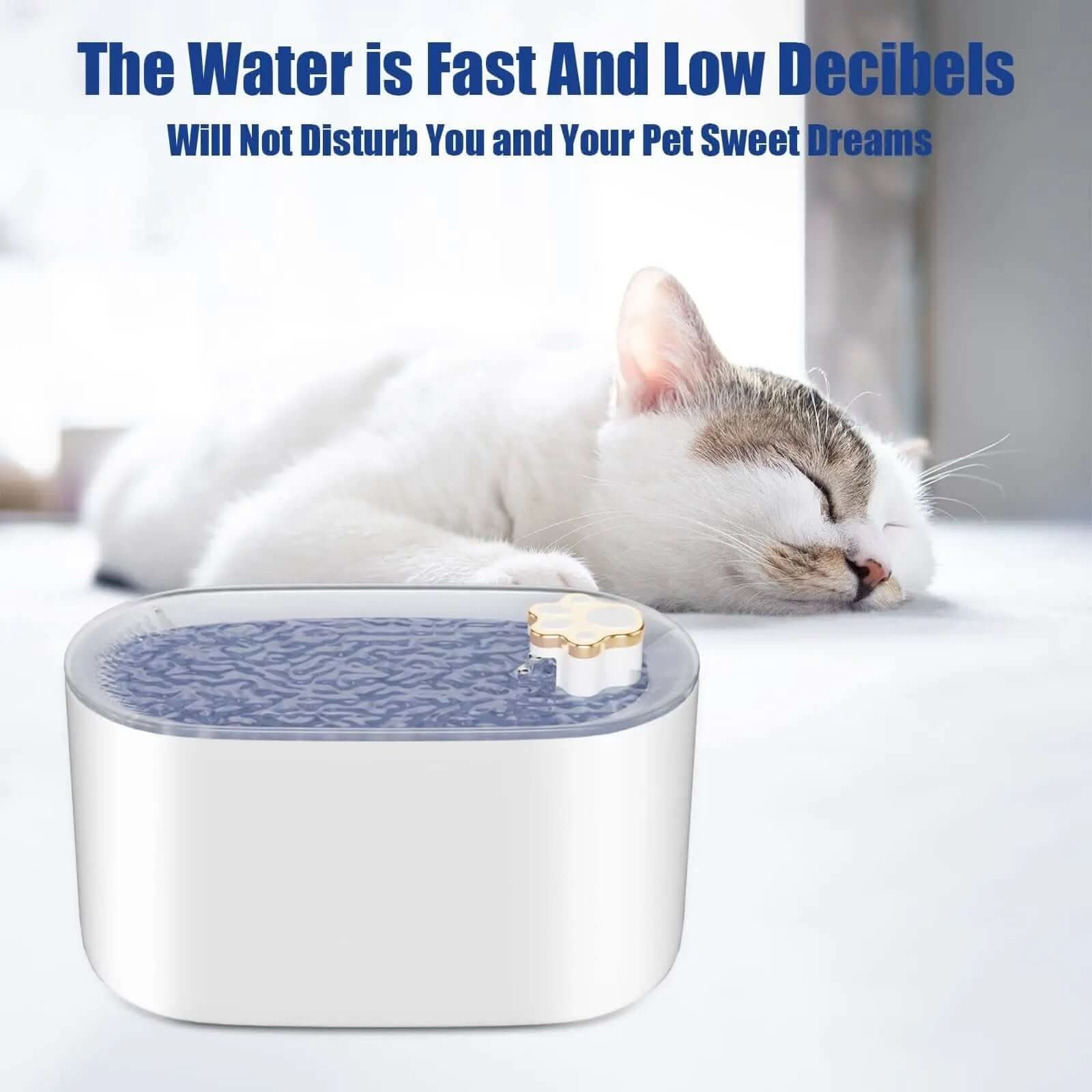 Fontaine à Eau Automatique 3L pour Chats et Chiens Les Visionnaires