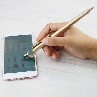 Stylet multifonction avec support pour téléphone et stylo à bille Les Visionnaires