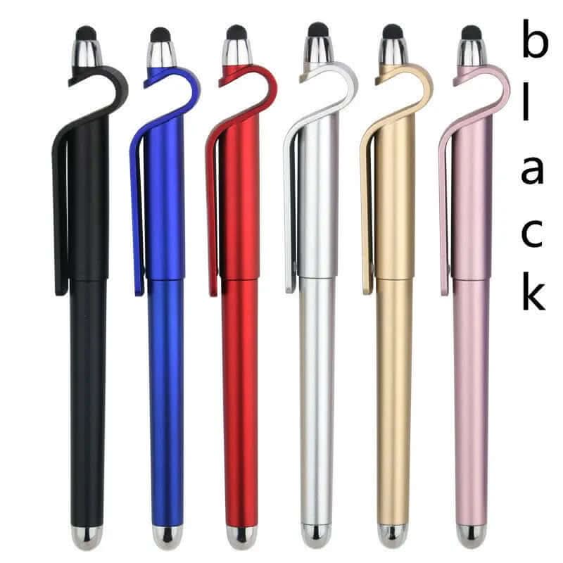 Stylet multifonction avec support pour téléphone et stylo à bille Les Visionnaires
