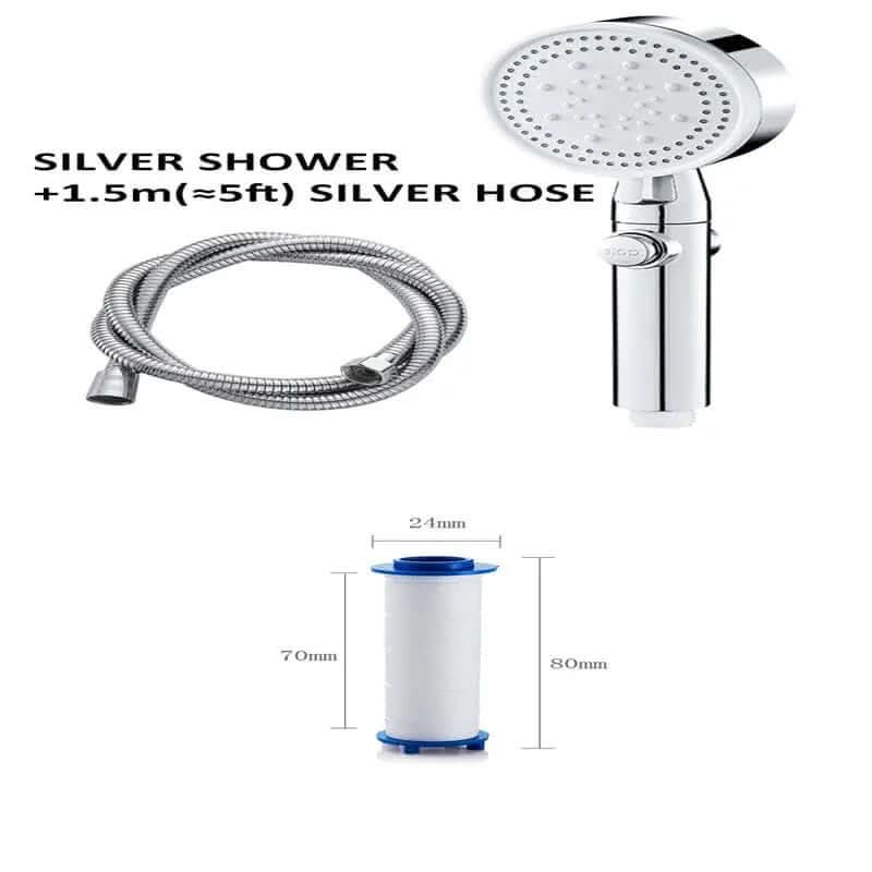 Pommeau de douche haute pression avec grand débit d'eau Les Visionnaires