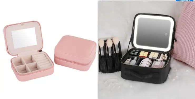 Trousse de maquillage intelligente à LED avec miroir Les Visionnaires