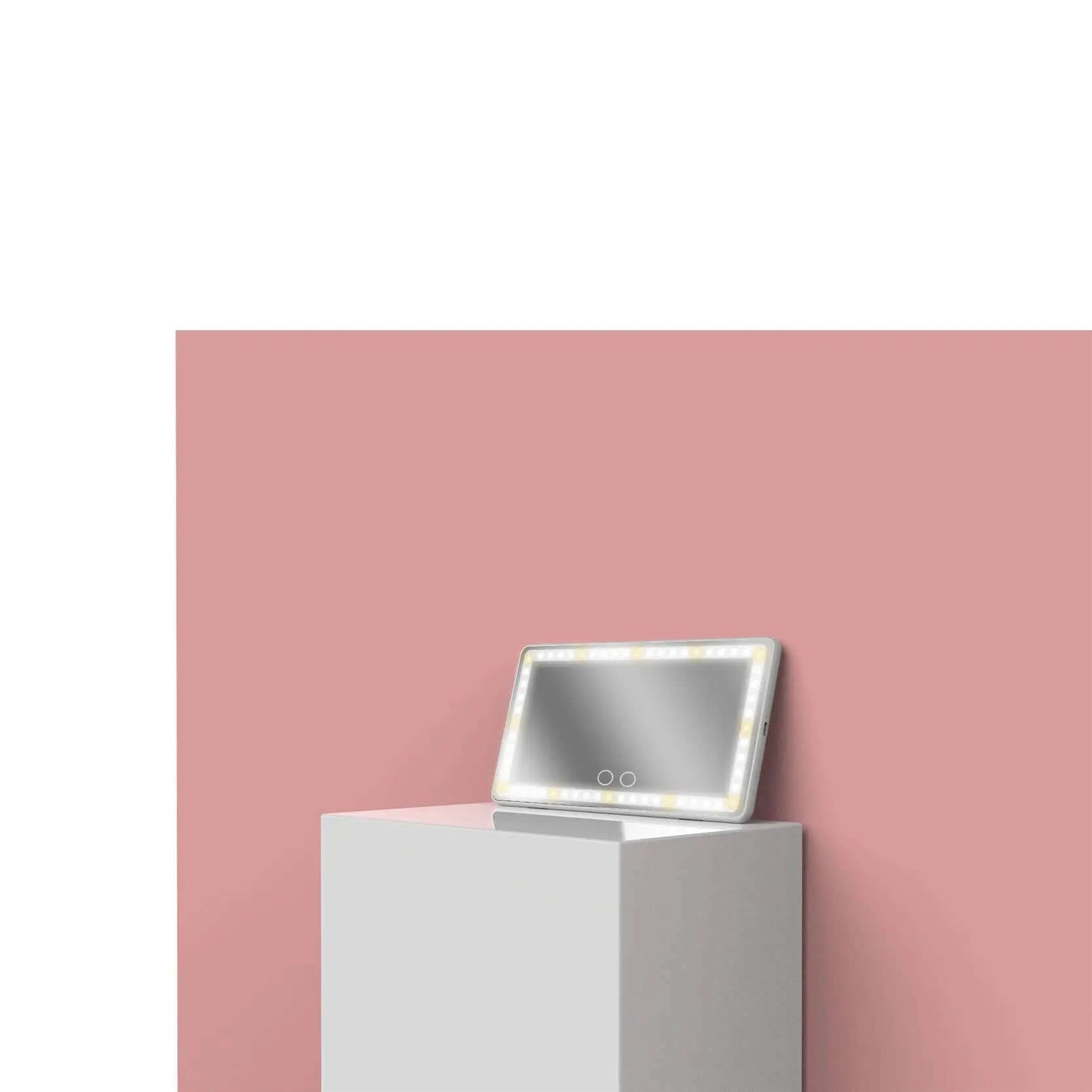 Miroir de maquillage LED pour voiture Les Visionnaires