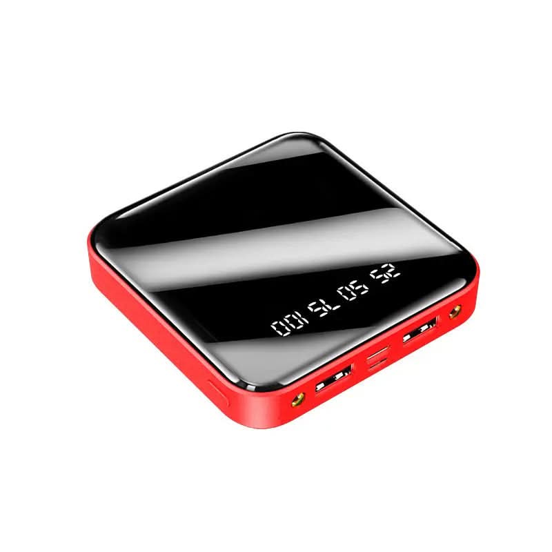 Mini Power Bank 20 000 mAh, portable, avec miroir et affichage numérique Les Visionnaires