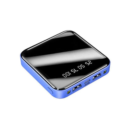 Mini Power Bank 20 000 mAh, portable, avec miroir et affichage numérique Les Visionnaires