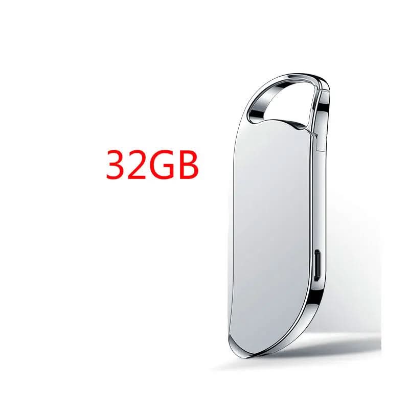 Enregistreur vocal numérique porte-clés – format compact, activation vocale, mémoire 64 Go, usage confidentiel et professionnel Les Visionnaires