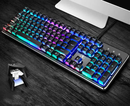 Ensemble clavier, souris et casque Steampunk Les Visionnaires
