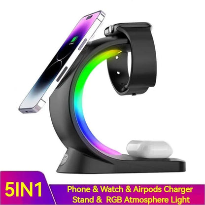 4 In 1 Magnetic Wireless Charger Les Visionnaires