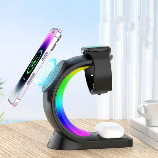 4 In 1 Magnetic Wireless Charger Les Visionnaires