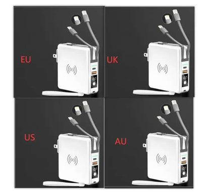 Batterie externe Super QI à charge rapide PD20W Les Visionnaires