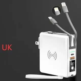 Batterie externe Super QI à charge rapide PD20W Les Visionnaires