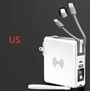 Batterie externe Super QI à charge rapide PD20W Les Visionnaires