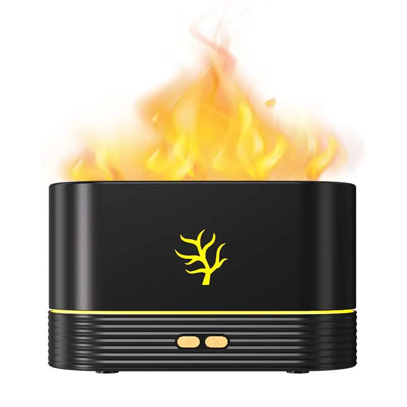 Diffuseur d'arômes à flamme, humidificateur d'air, brumisateur ultrasonique à LED Les Visionnaires