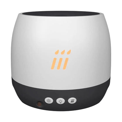Diffuseur d'arômes à flamme, humidificateur d'air, brumisateur ultrasonique à LED Les Visionnaires