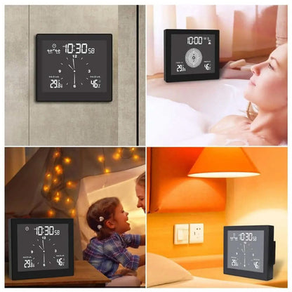 Horloge Murale LCD, numérique, étanche Les Visionnaires