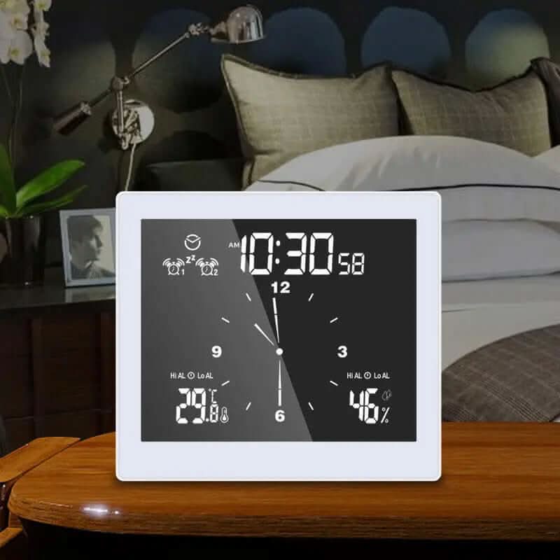 Horloge Murale LCD, numérique, étanche Les Visionnaires