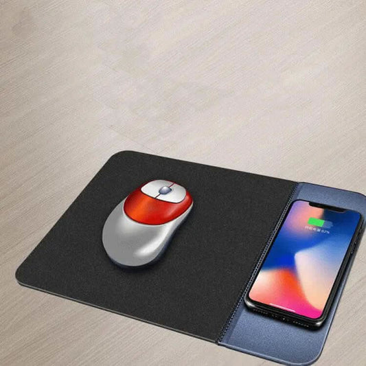 Tapis de souris en caoutchouc avec chargeur sans fil Les Visionnaires