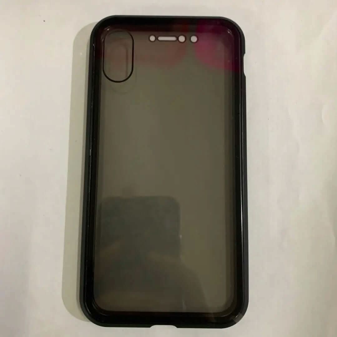 Coque de téléphone anti-espion magnétique avec verre de confidentialité Les Visionnaires
