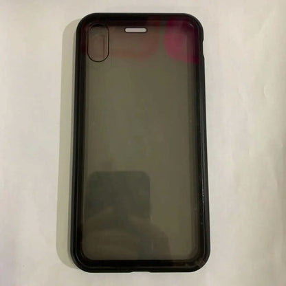Coque de téléphone anti-espion magnétique avec verre de confidentialité Les Visionnaires