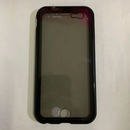 Coque de téléphone anti-espion magnétique avec verre de confidentialité Les Visionnaires