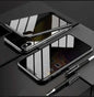 Coque de téléphone anti-espion magnétique avec verre de confidentialité Les Visionnaires