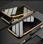 Coque de téléphone anti-espion magnétique avec verre de confidentialité Les Visionnaires