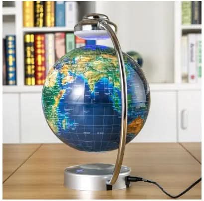 Globe de 8 pouces à suspension magnétique Les Visionnaires