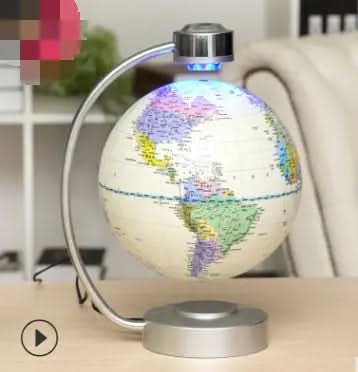 Globe de 8 pouces à suspension magnétique Les Visionnaires