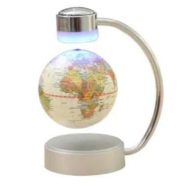 Globe de 8 pouces à suspension magnétique Les Visionnaires