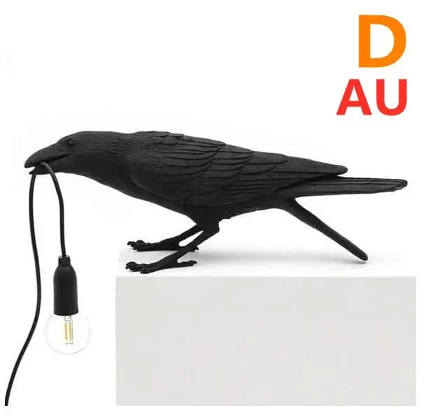Applique murale créative en résine représentant un oiseau porte-bonheur Les Visionnaires
