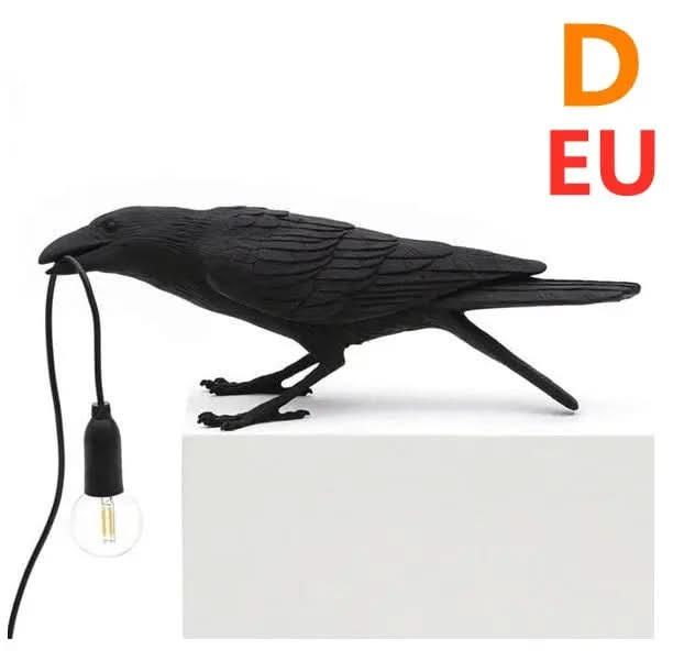 Applique murale créative en résine représentant un oiseau porte-bonheur Les Visionnaires