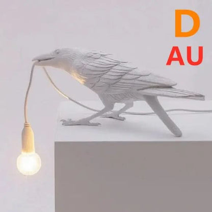 Applique murale créative en résine représentant un oiseau porte-bonheur Les Visionnaires