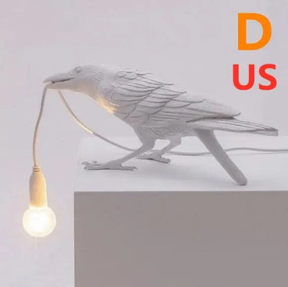Applique murale créative en résine représentant un oiseau porte-bonheur Les Visionnaires