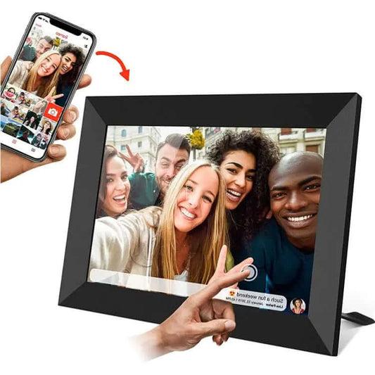 Cadre photo numérique intelligent avec écran tactile et WiFi Les Visionnaires