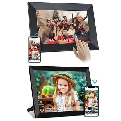 Cadre photo numérique intelligent avec écran tactile et WiFi Les Visionnaires