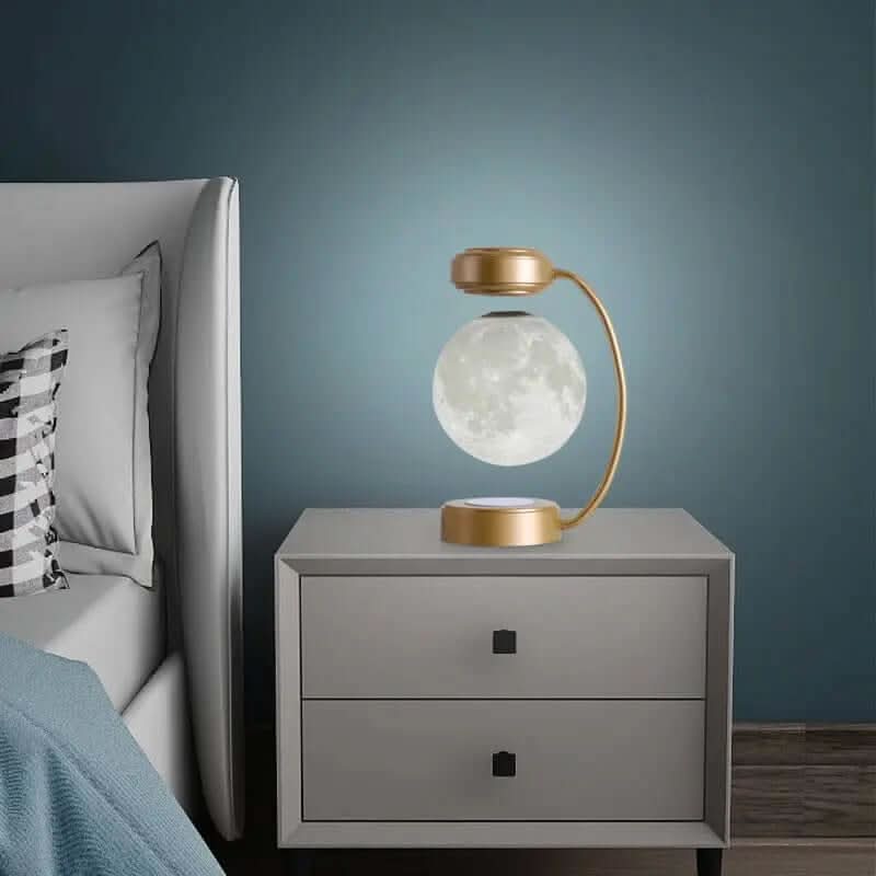 Lampe Lune LED 3D Flottante- décoration intérieur Les Visionnaires