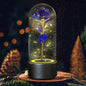 Lampe LED en forme de rose avec haut-parleur Bluetooth Les Visionnaires