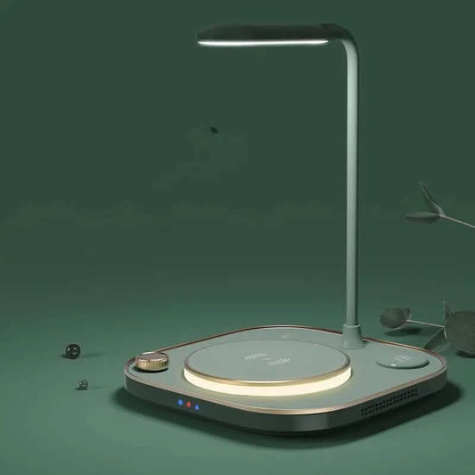 Chargeur magnétique sans fil 3-en-1, lampe de bureau à charge rapide 15 W, compatible Les Visionnaires