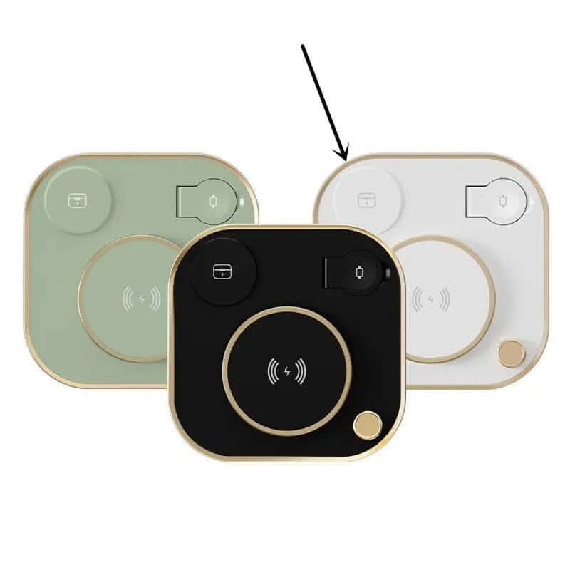Chargeur magnétique sans fil 3-en-1, lampe de bureau à charge rapide 15 W, compatible Les Visionnaires