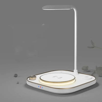 Chargeur magnétique sans fil 3-en-1, lampe de bureau à charge rapide 15 W, compatible Les Visionnaires