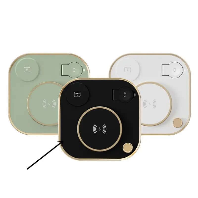 Chargeur magnétique sans fil 3-en-1, lampe de bureau à charge rapide 15 W, compatible Les Visionnaires